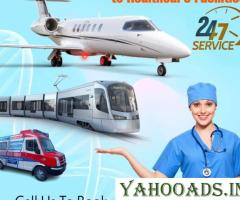 Hire Low-Cost Panchmukhi Air Ambulance Services in Patna with Medical Team
