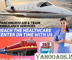 Use World Class Panchmukhi Air Ambulance Services in Patna with Medical Features